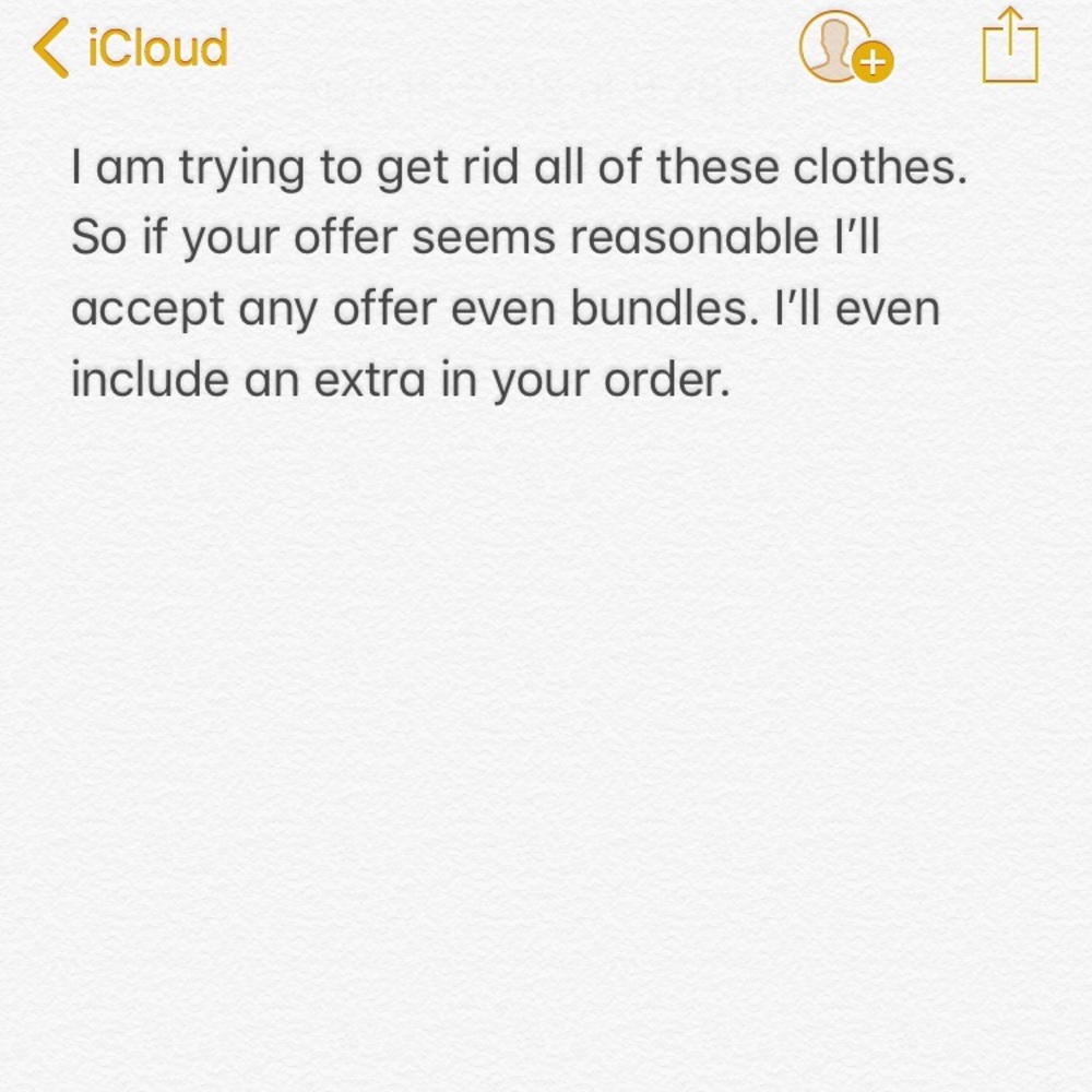 Any offers